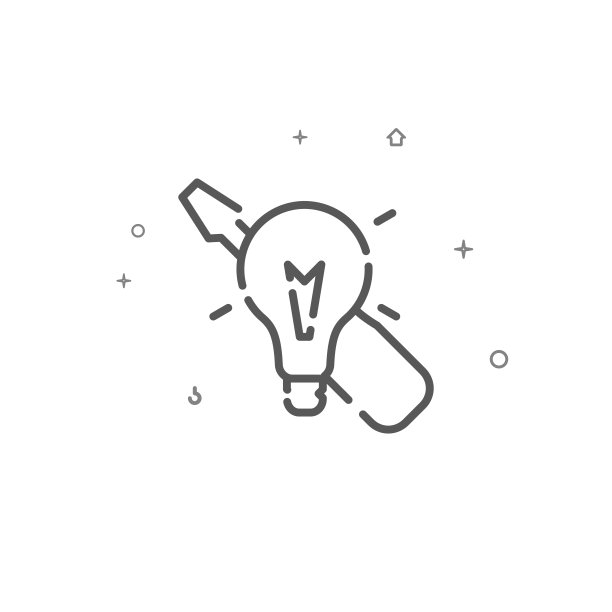 电工简单的矢量线图标。符号,象形图,信号。光背景。可编辑的中风图片下载