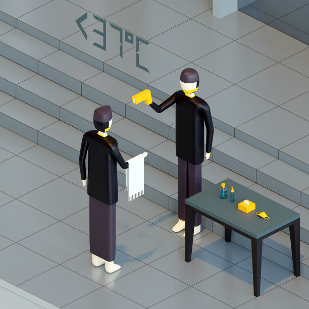 进入清真寺前的热检查图片下载