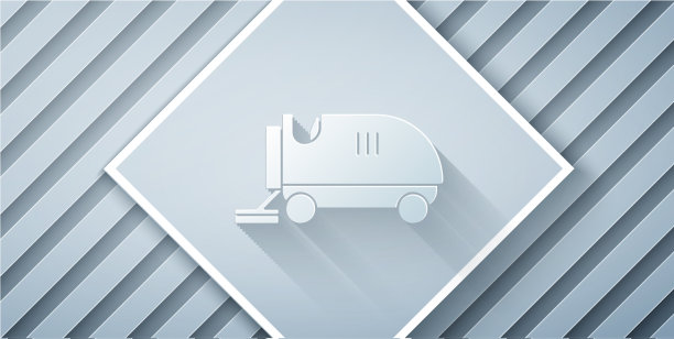 剪纸冰表面的图标孤立在灰色图片下载