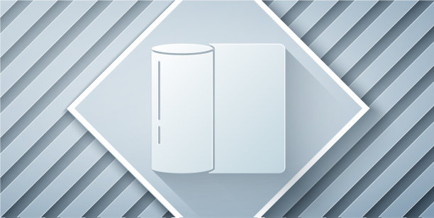 纸裁纸巾卷图标孤立在灰色图片下载