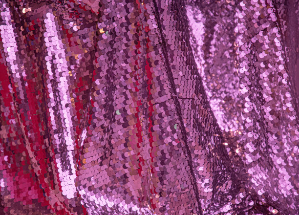 粉色闪亮模糊的圣诞派对背景闪闪发光的表面与拷贝空间图片下载