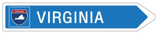 欢迎来到美国风格的高速公路标牌图片下载