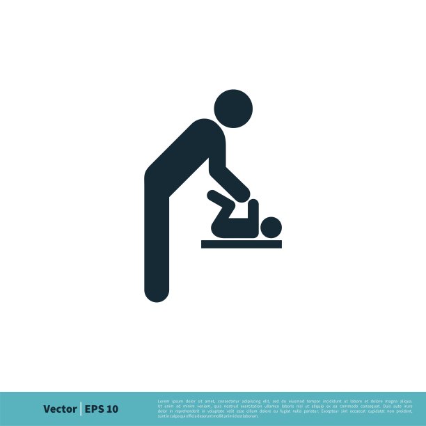 厕所图标矢量标志模板插图设计。向量EPS 10。图片下载