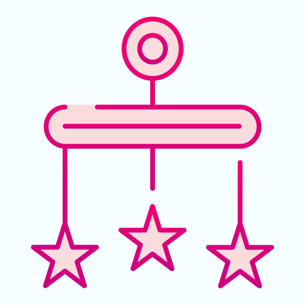 儿童玩具移动平板图标挂婴儿床玩具图片下载