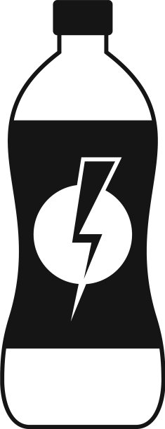 苏打能量饮料图标简单风格图片下载