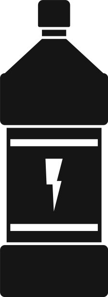 软能量饮料瓶图标简单的风格图片下载