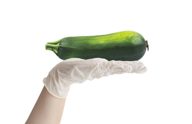 大流行性冠状病毒covid-19南瓜白手套卫生水果和蔬菜图片下载