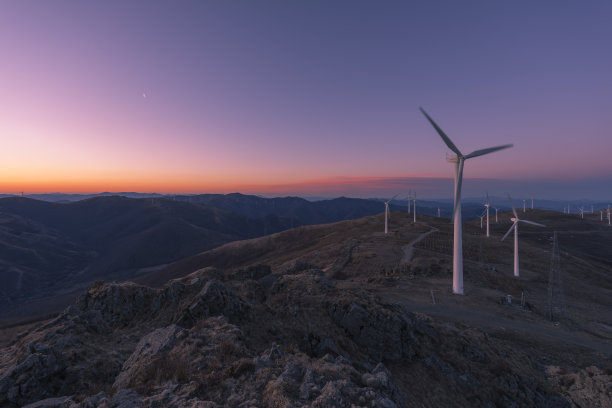 涡轮机绿色能源电力技术概念股票照片图片下载