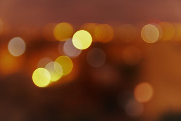 模糊街灯背景图片下载