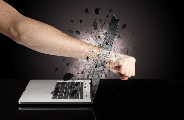 手打破笔记本电脑眼镜图片下载