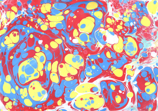 抽象背景Ebru Marmaring手绘图片下载