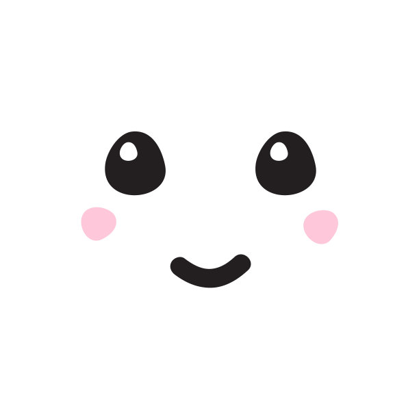 矢量手绘涂鸦卡哇伊卡通脸图片下载