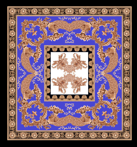 广场巴洛克式的模式图片下载