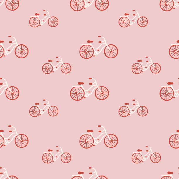 自行车矢量模式图片下载