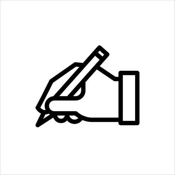 手写平行线矢量图标图片下载