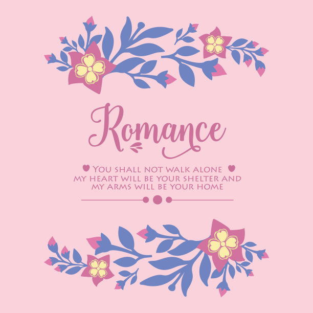 浪漫卡片模板优雅图片下载