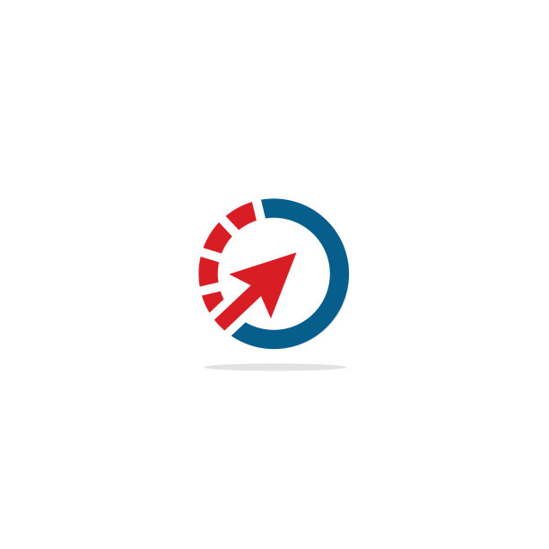 圆形箭头科技Logo图片下载