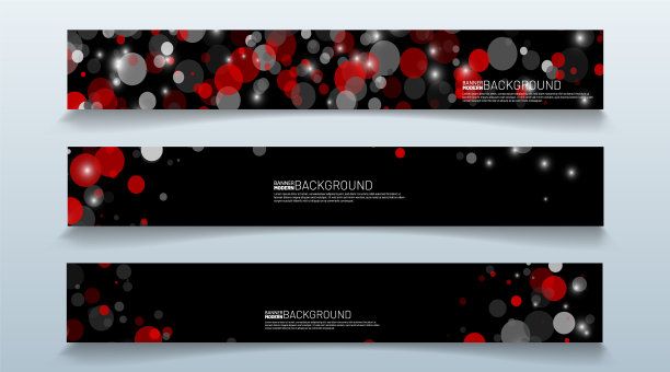 设置矩形横幅背景现代抽象图片下载