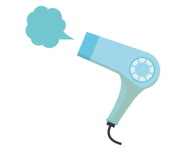 吹风机矢量图。图片下载