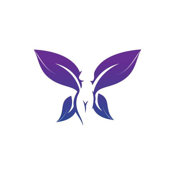 独特的蝴蝶，女性健康矢量素材图片下载