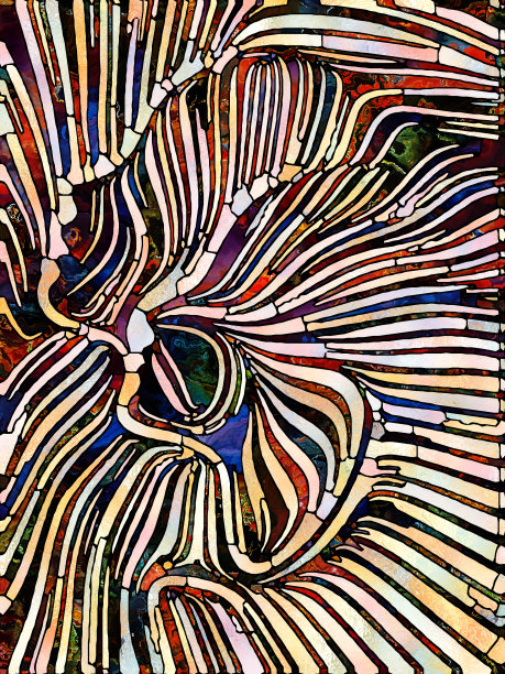 彩色玻璃花瓣图片下载