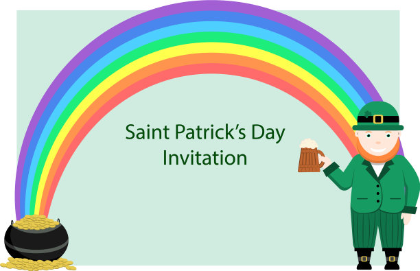圣帕特里克的背景与文字的地方图片下载