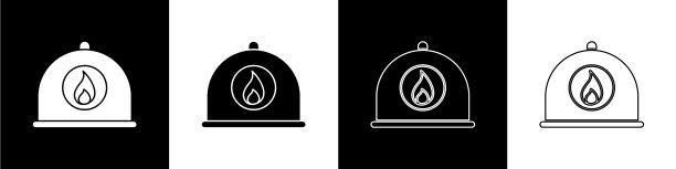 设置消防头盔或消防帽图标图片下载