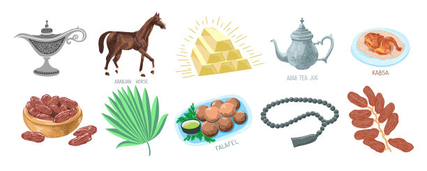 设置10个草图绘制阿拉伯符号图片下载