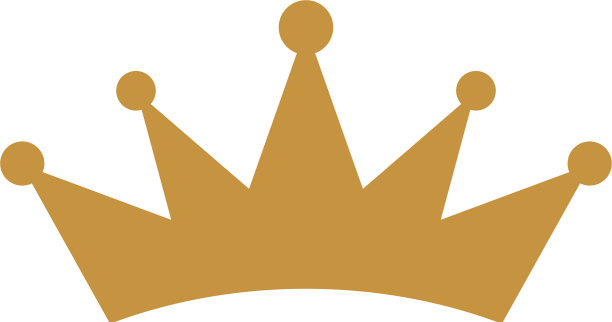 简单皇冠标志设计模板eps 10图片下载