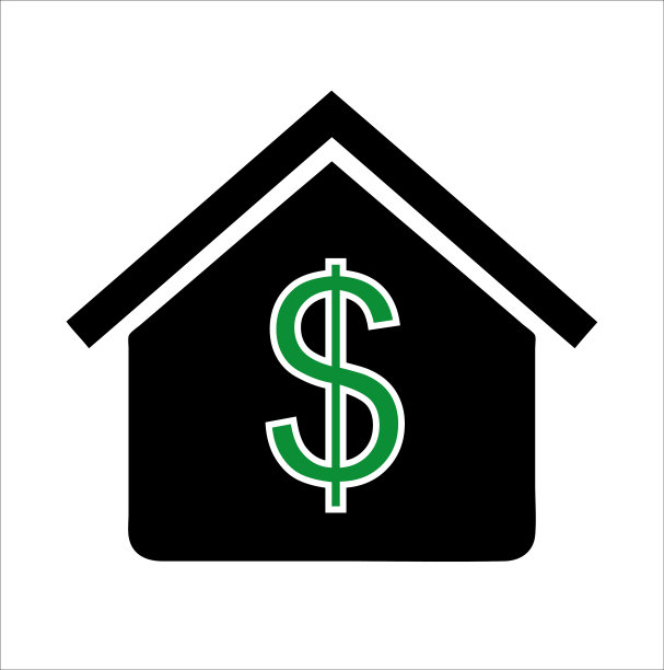 抵押图标从商业设置美元图片下载