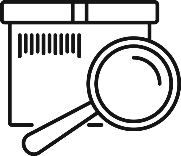 库存放大镜图标轮廓样式图片下载