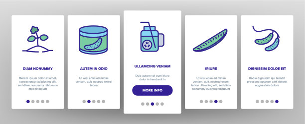 黄瓜蔬菜上的图标设置图片下载