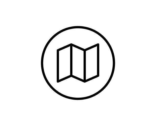 地图线条图标图片下载