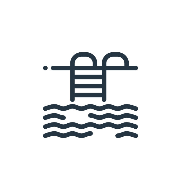 池矢量图标。池可编辑的中风。池线性符号用于网络和移动应用程序，标志，印刷媒体。细线说明。矢量孤立轮廓绘制。图片下载