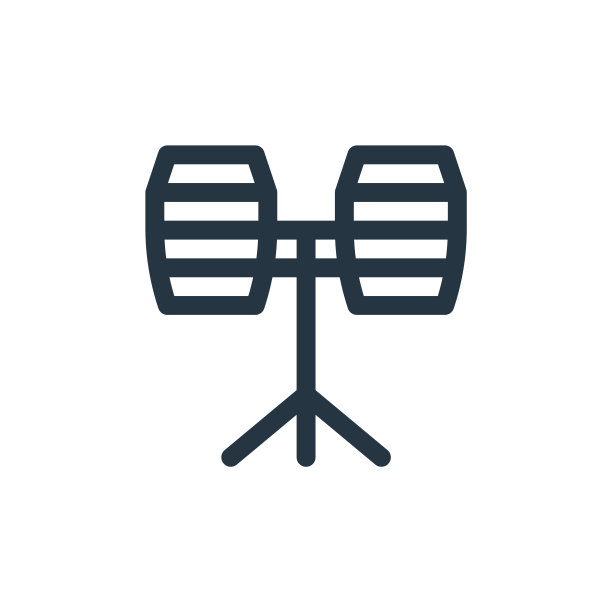 邦戈矢量图标。邦戈可编辑的中风。邦戈线性符号用于web和移动应用程序，标志，印刷媒体。细线说明。矢量孤立轮廓绘制。图片下载