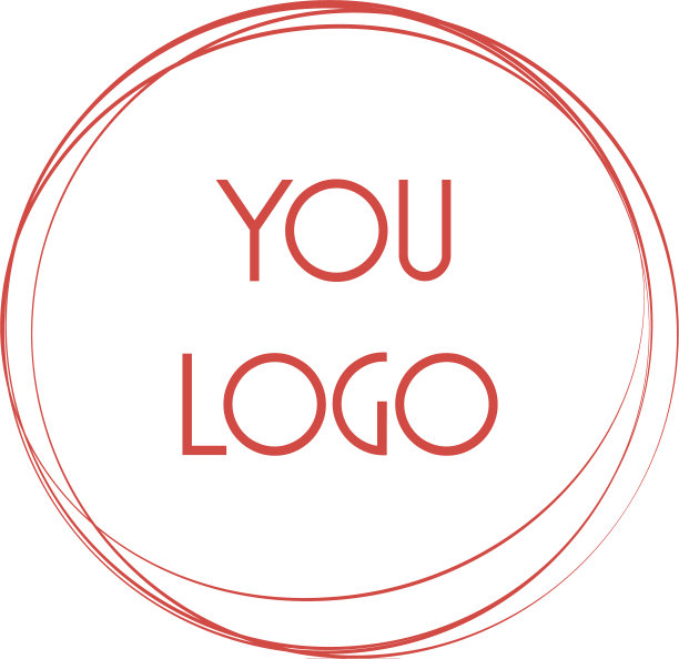 优雅的标志圈时尚的标志设计图片下载