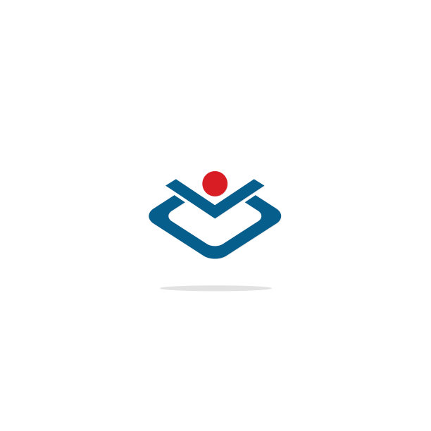抽象线条方形logo图片下载