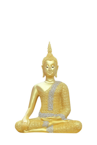 佛像孤立在白色背景上图片下载