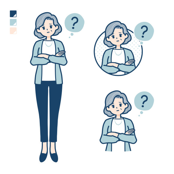 简单的高级woman_Question-pose图片下载