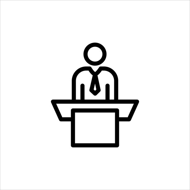 业务表示平面直线矢量图标图片下载