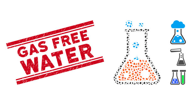 垃圾气体自由水密封与拼贴煮沸图片下载