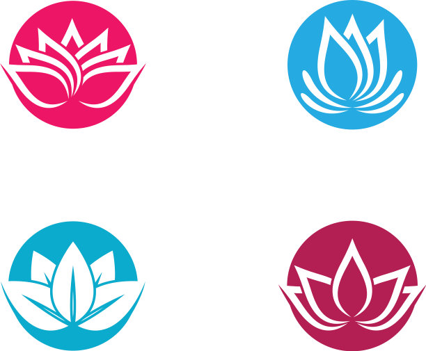 莲花象征图标图片下载