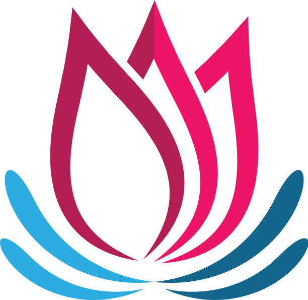 莲花象征图标图片下载