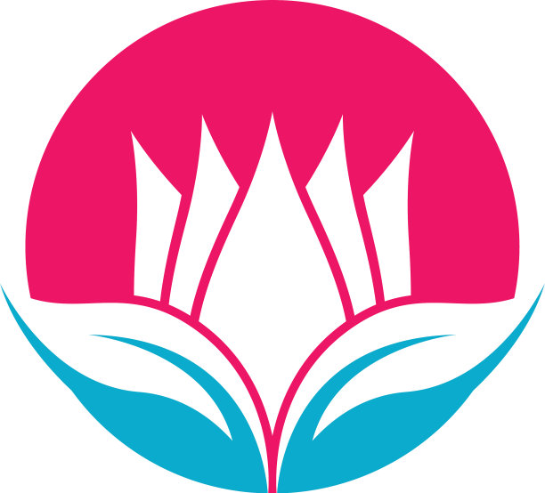 莲花象征图标图片下载