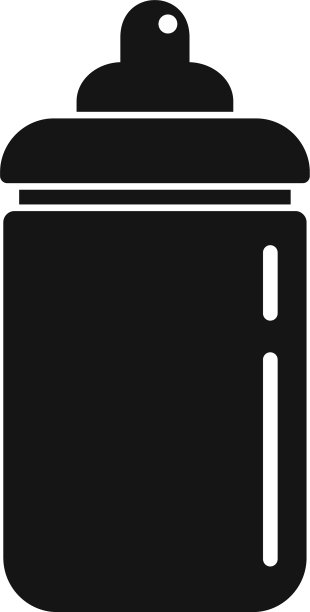 塑料瓶图标简单的风格图片下载