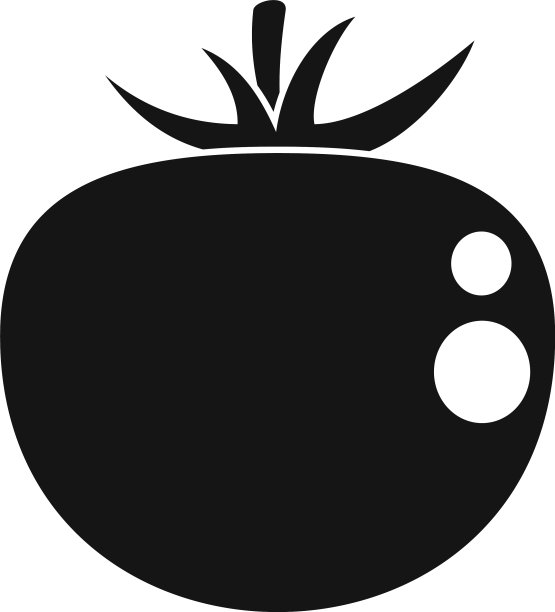 新鲜番茄图标简约风格图片下载