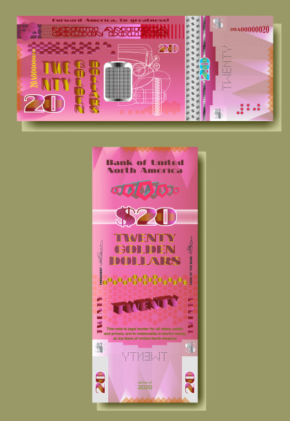 一个虚构的纸币项目银行图片下载