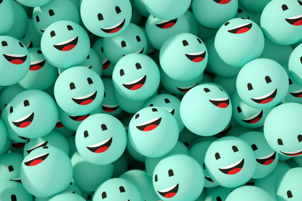 3D表情与快乐的脸图片下载