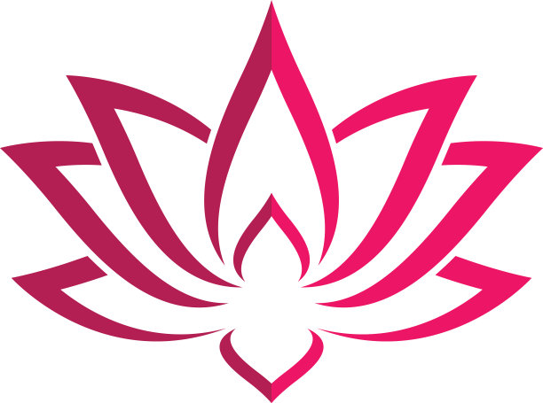 莲花象征图标图片下载