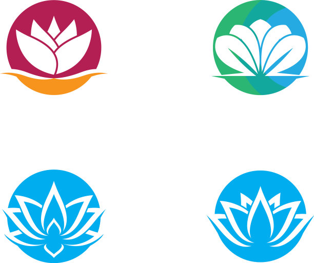 莲花象征图标图片下载